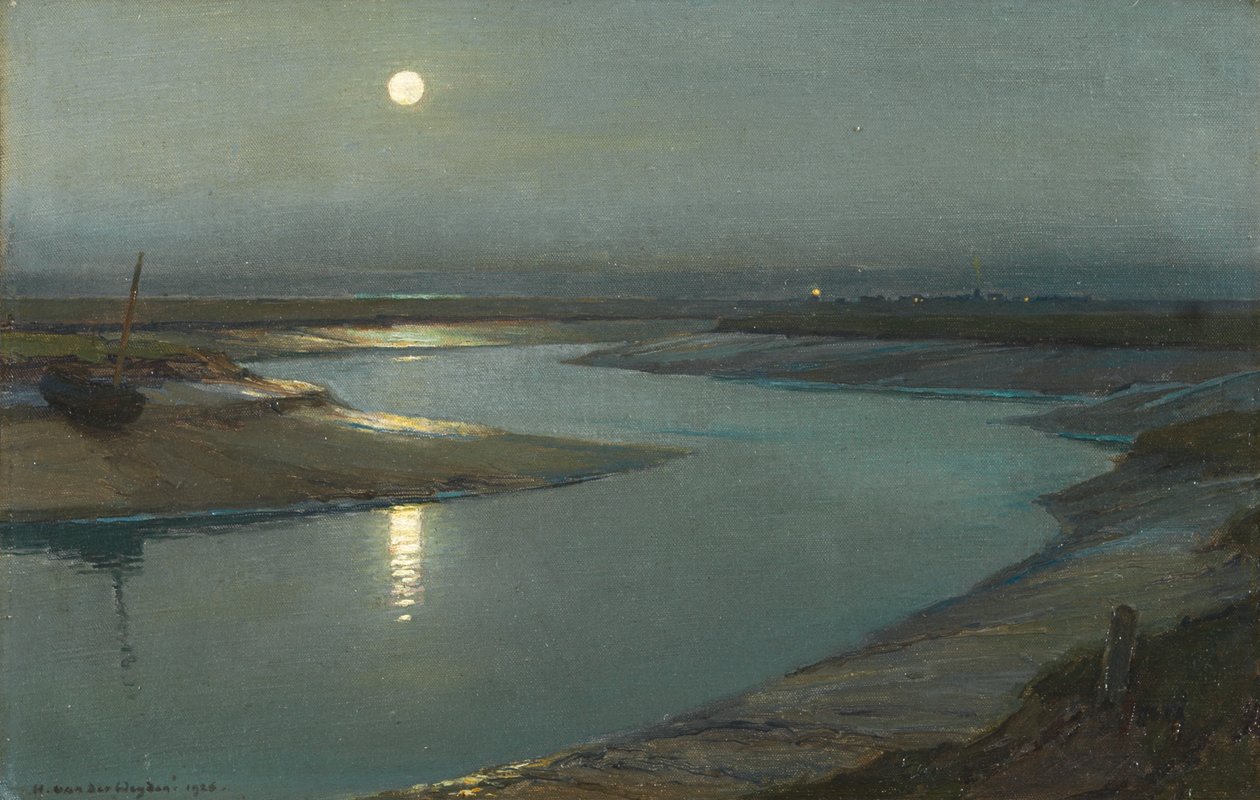 Coastwise Lights, ca. 1923 (olie på lærredstavle) af Harry van der Weyden