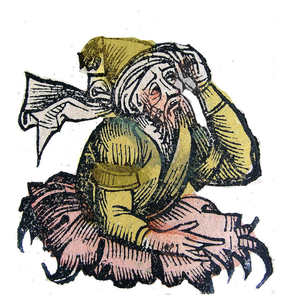Portræt af Parmenides af Eleanor (græsk Parmenides) græsk præsokratisk filosof. Xylografi af "" Chronicles of Nürnberg"" af Hartmann Schedel af Hartmann Schedel