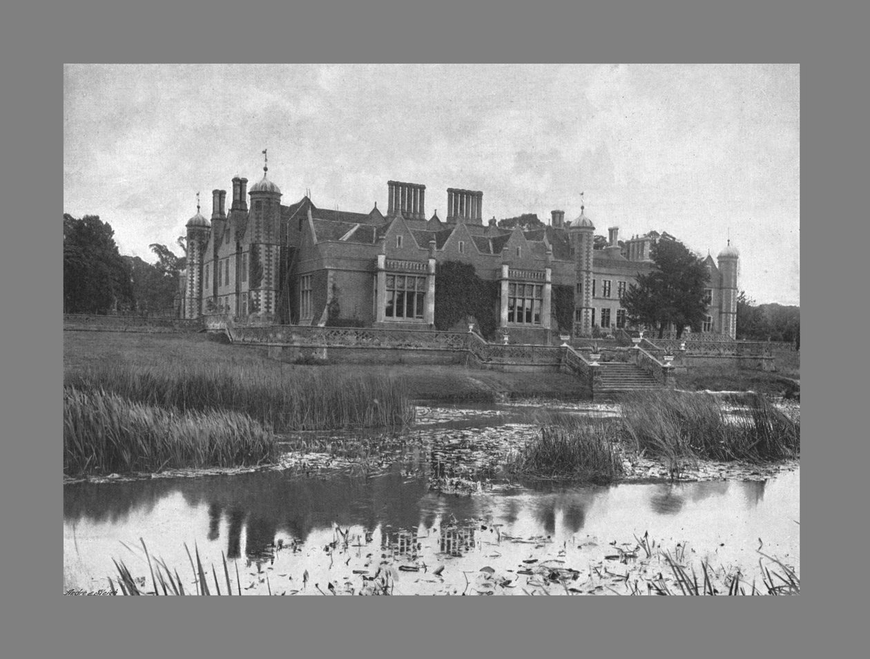 Charlecote Hall, c1900 af Harvey Barton