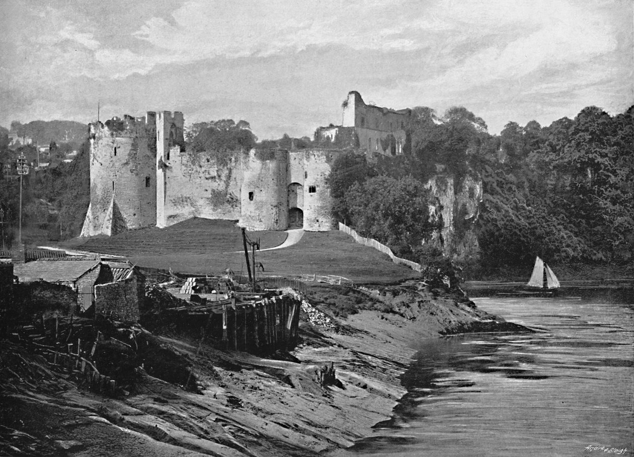 Chepstow Castle, c1896 af Harvey Barton
