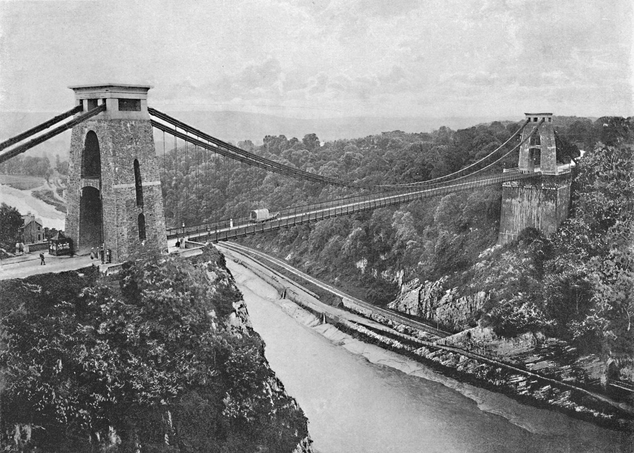 Clifton Suspension Bridge, c1896 af Harvey Barton