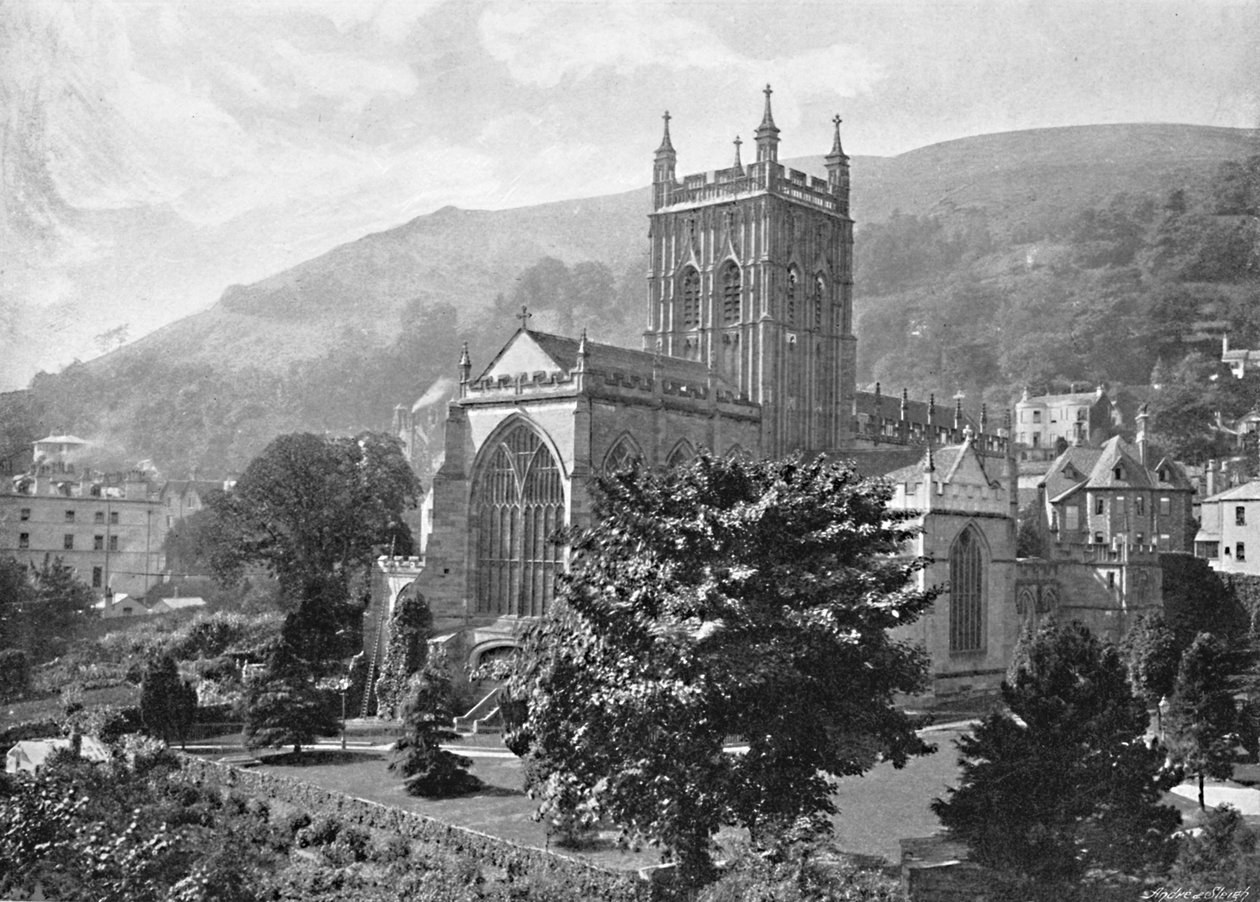 Priory Church, Great Malvern, c1896 af Harvey Barton