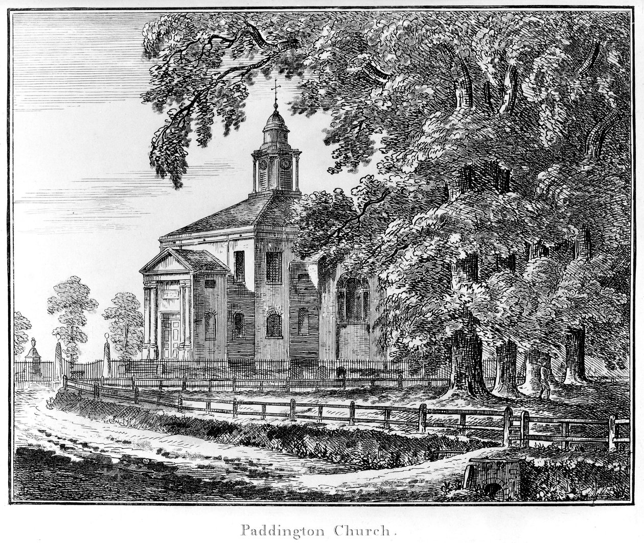 Paddington Church, 1795 af Haynes King