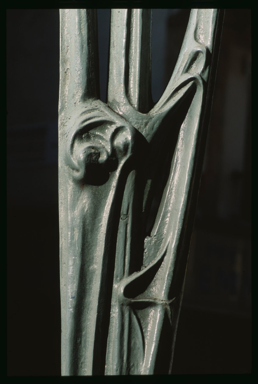 Indgang til en Metropolitan Station, detalje (jern) af Hector Guimard