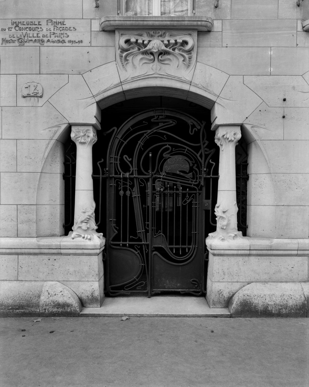 Indgangen til Castel Beranger, 1897-98 af Hector Guimard