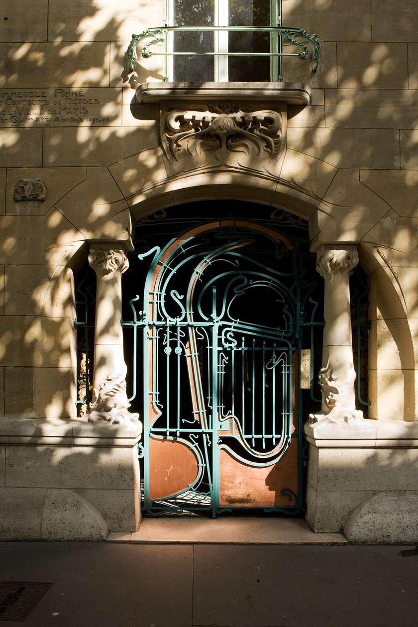 Indgang til Castel Beranger, 1897-98 af Hector Guimard