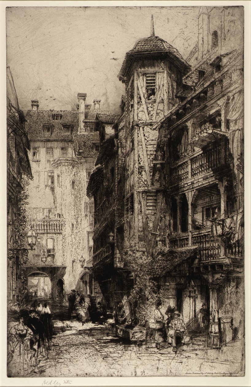 Cour de Corbeau, Strassburg af Hedley Fitton