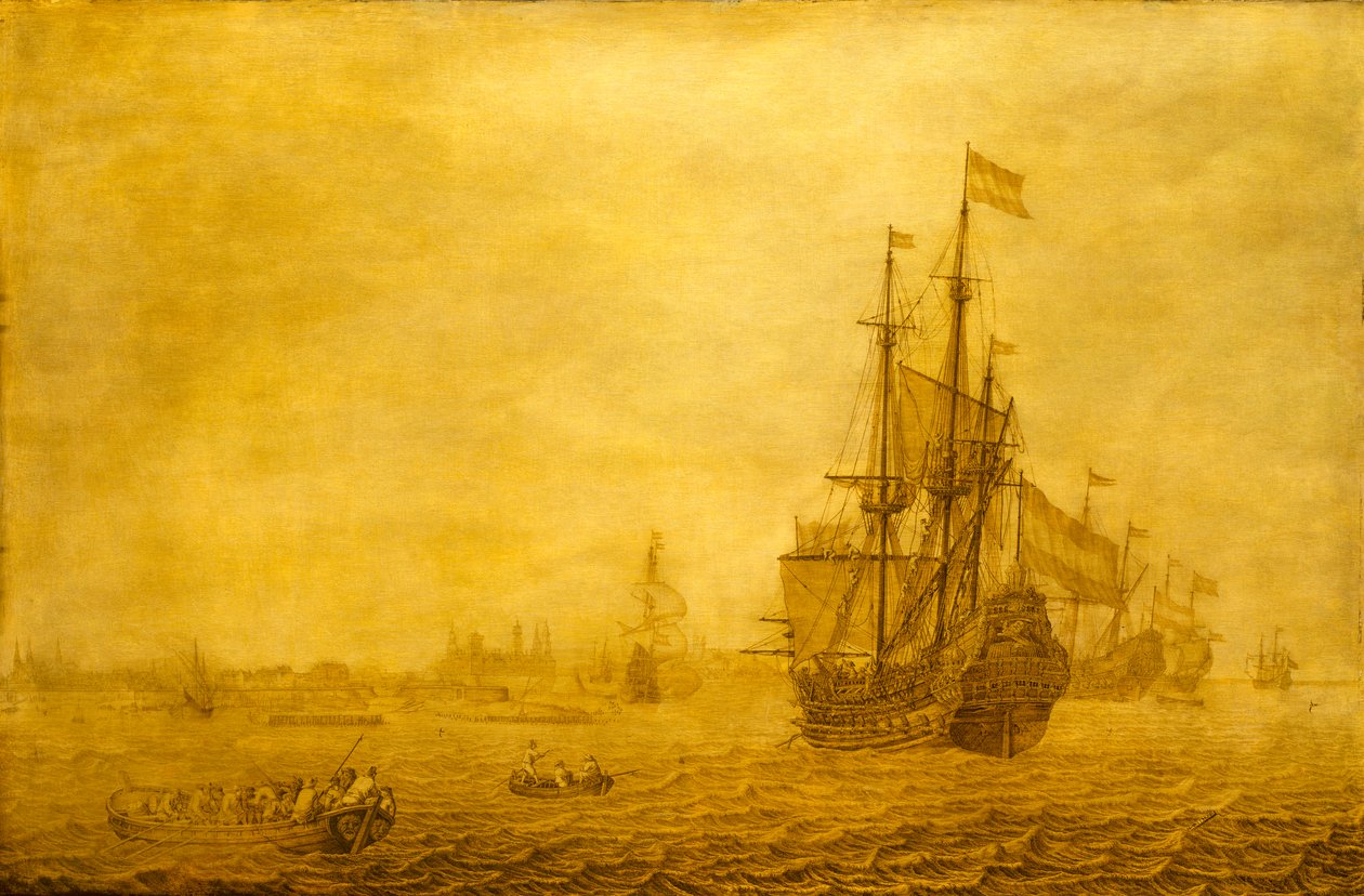Det hollandske skib Eendracht af Heerman Witmont