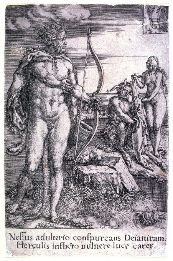 Herkules og centauren Nessus af Heinrich Aldegrever