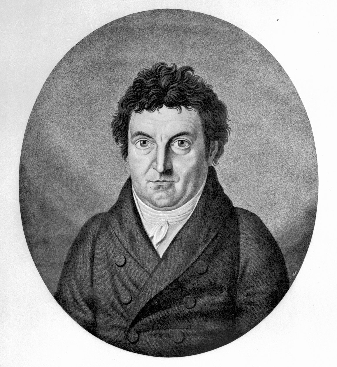 Johann Gottlieb Fichte, graveret af Johann Friedrich Jugel efter et maleri fra 1808 af Heinrich Anton Dahling