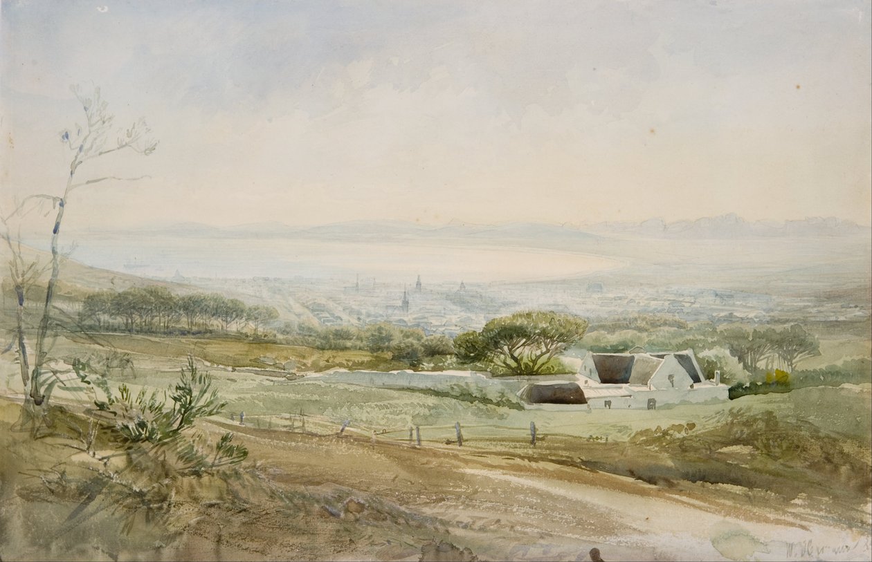 Cape Town fra toppen af Kloof Street af Heinrich Hermann