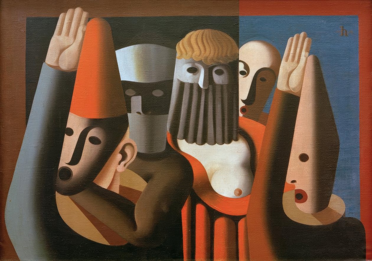 Masker af Heinrich Hoerle