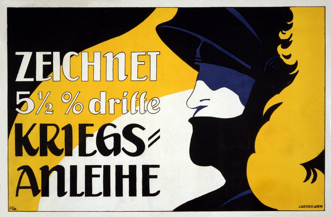 Abonnerer 5 12 Third War Loan, pub. 1917 af Heinrich and Urban Lefler