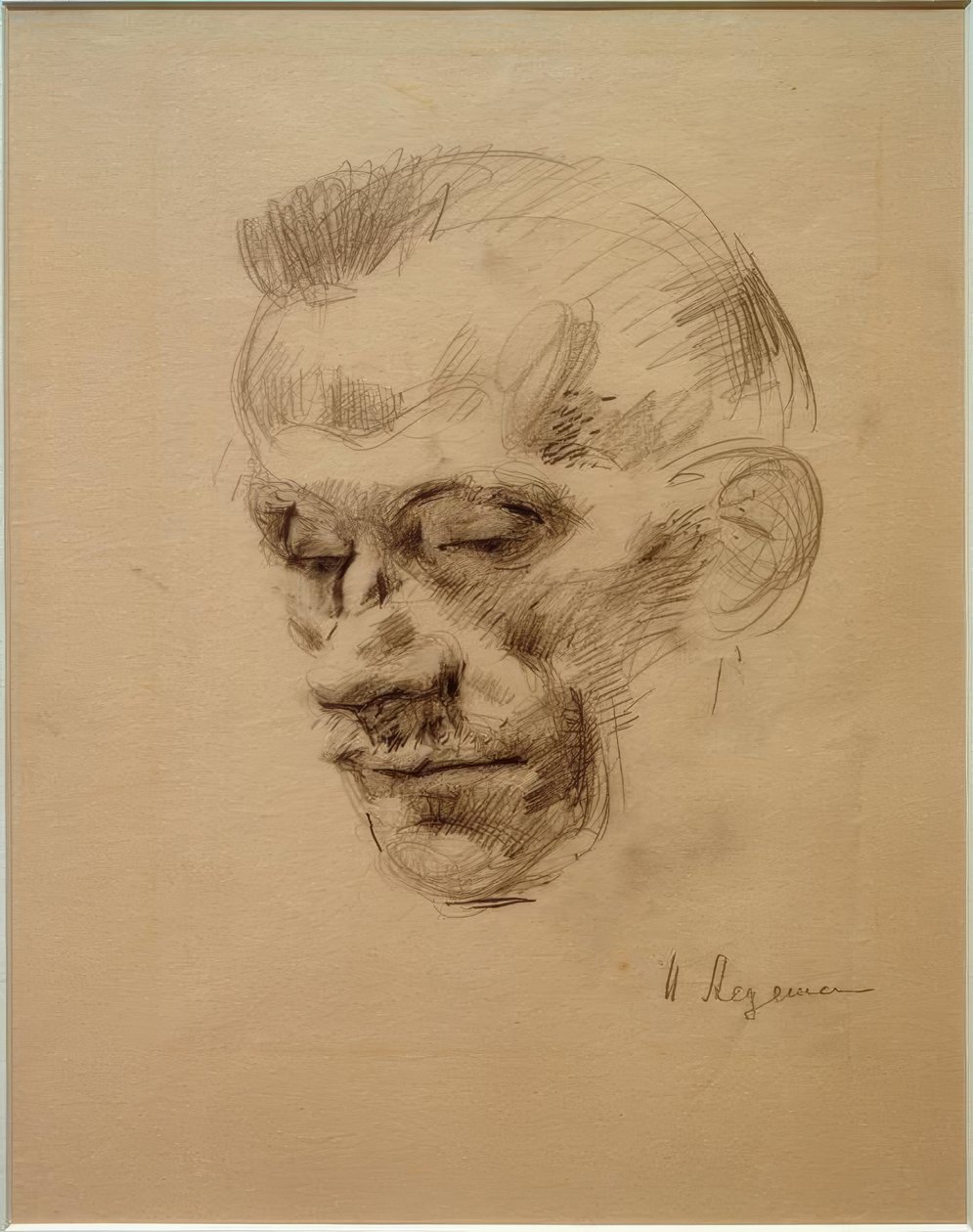 Portræt af Wilhelm Werner, omkring 1926 (?) af Heinrich Stegemann