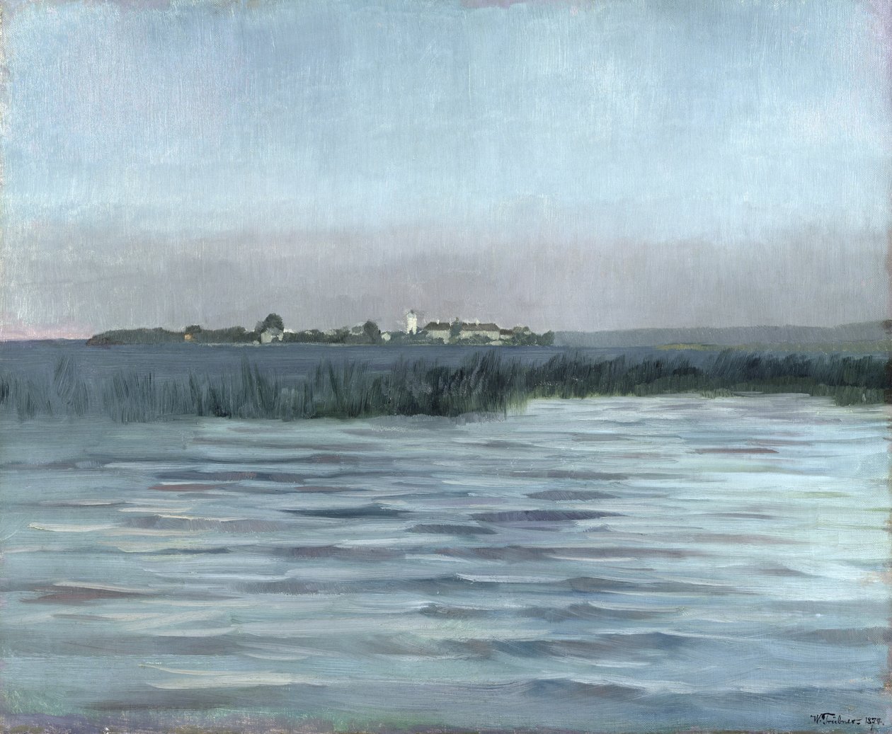 Chiemsee, 1874 af Heinrich Wilhelm Truebner