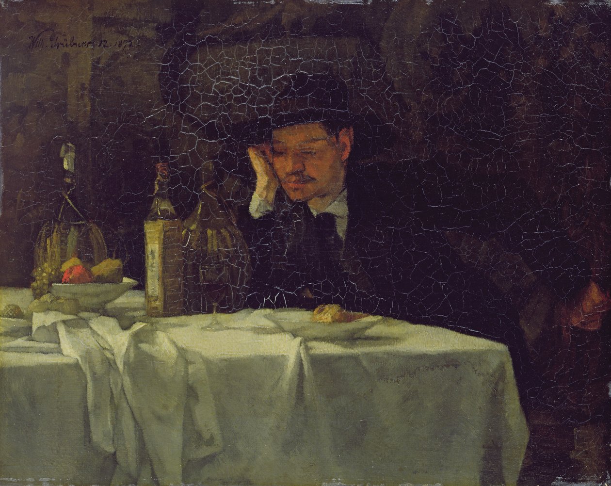 Med vin fra Rom, 1872 af Heinrich Wilhelm Truebner