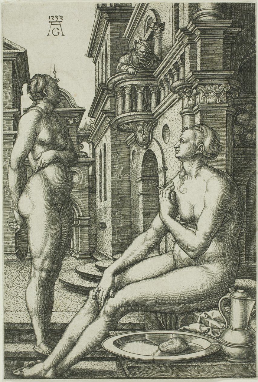 Bathsheba ved badet af Heinrich Aldegrever