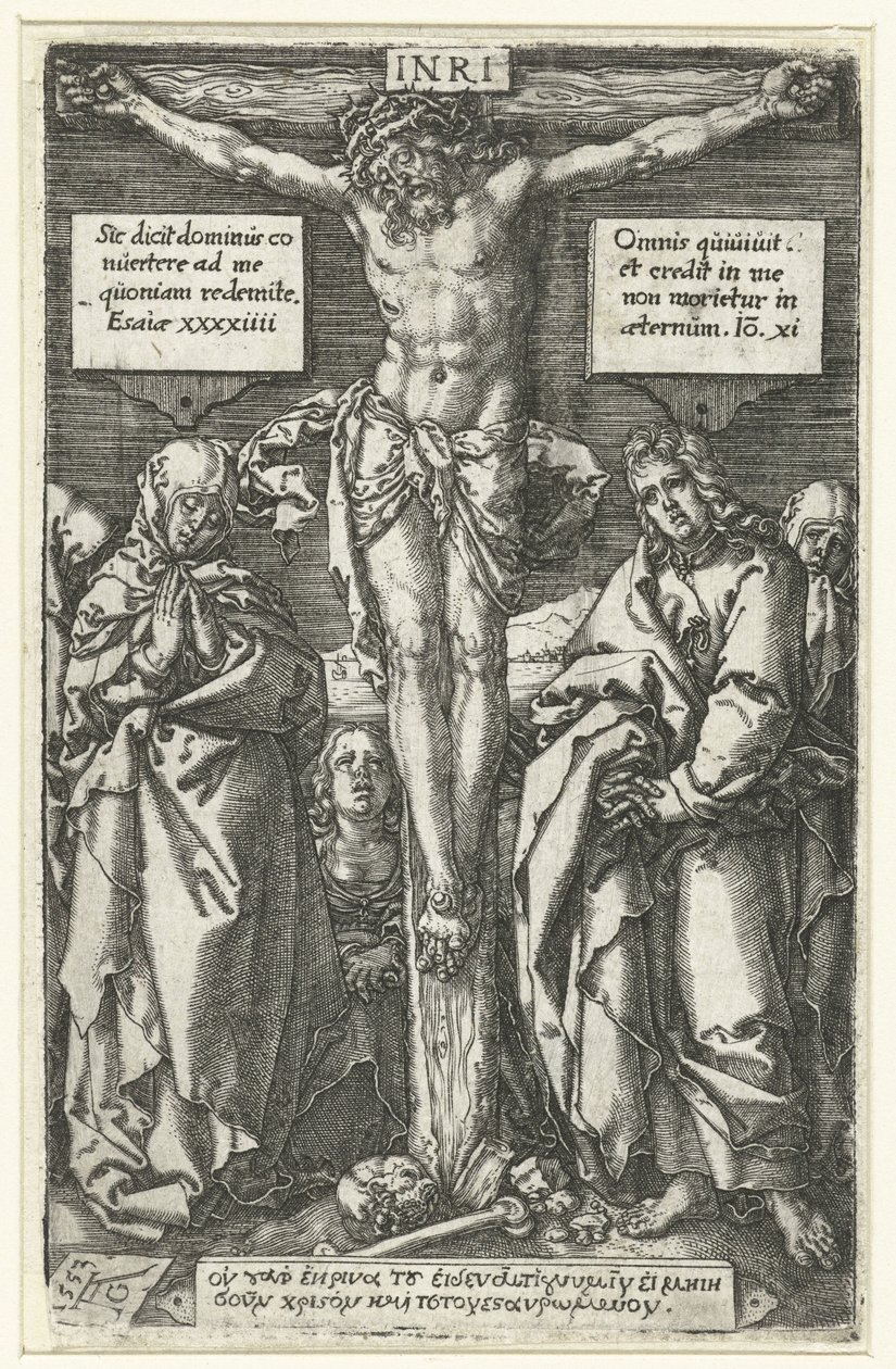 Kristus på korset af Heinrich Aldegrever