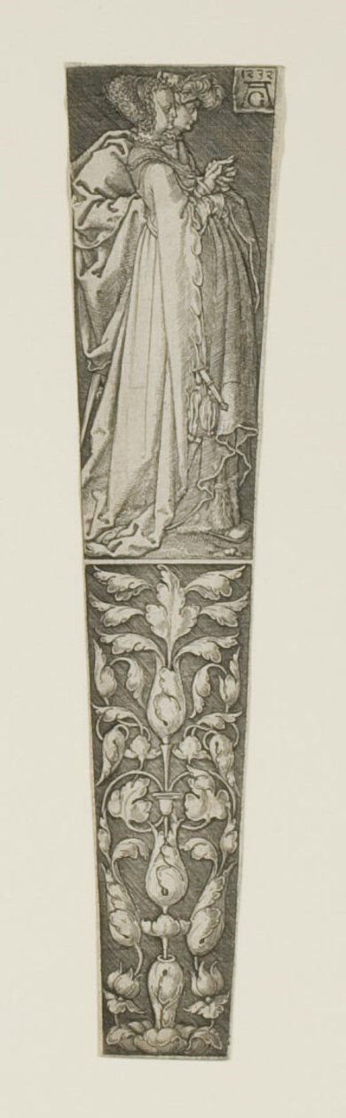 Dolkskede med et ungt par over af Heinrich Aldegrever