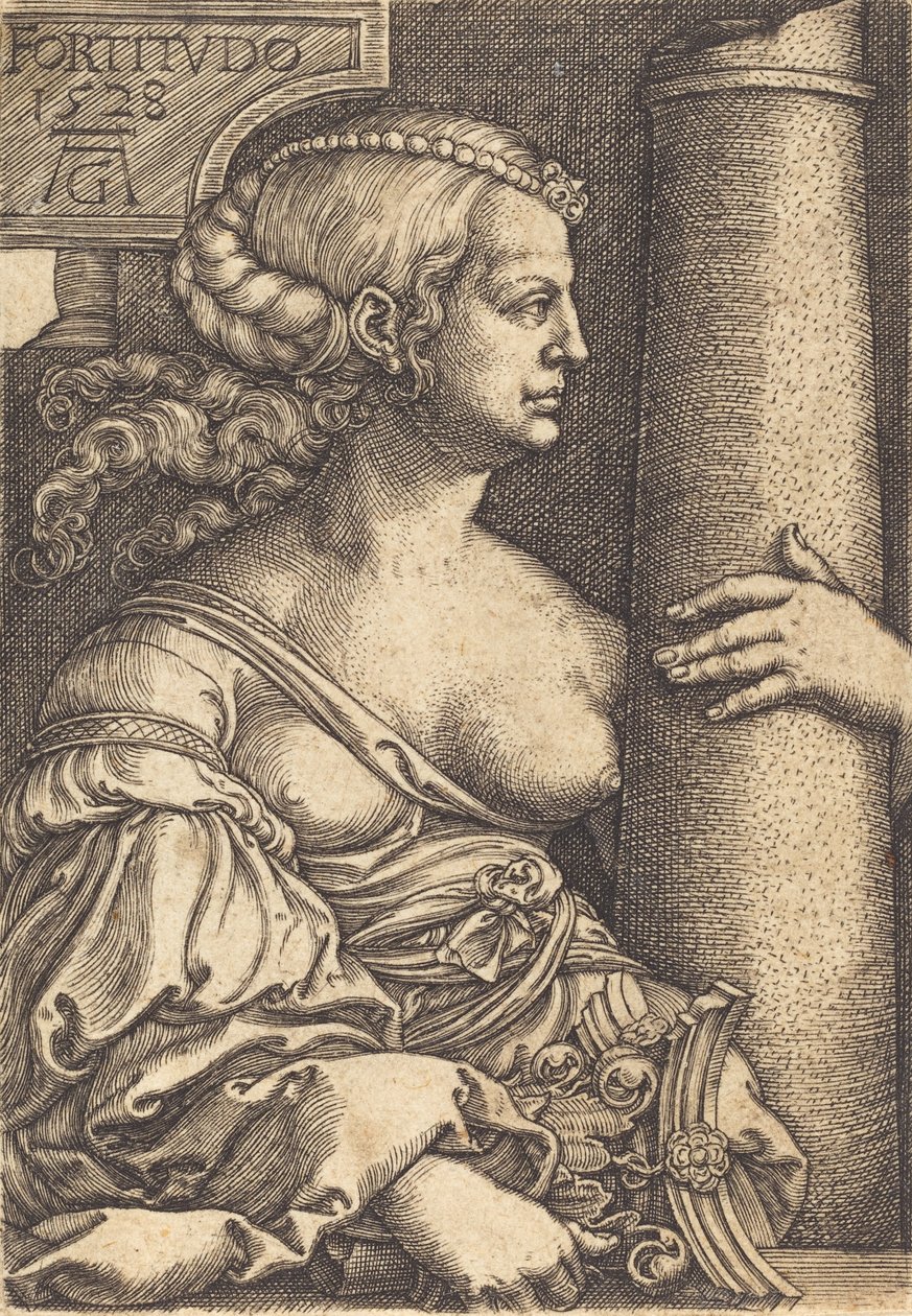 Fortitude, 1528. af Heinrich Aldegrever