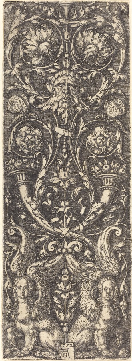 Høj Frugt med Ornamenter af Heinrich Aldegrever
