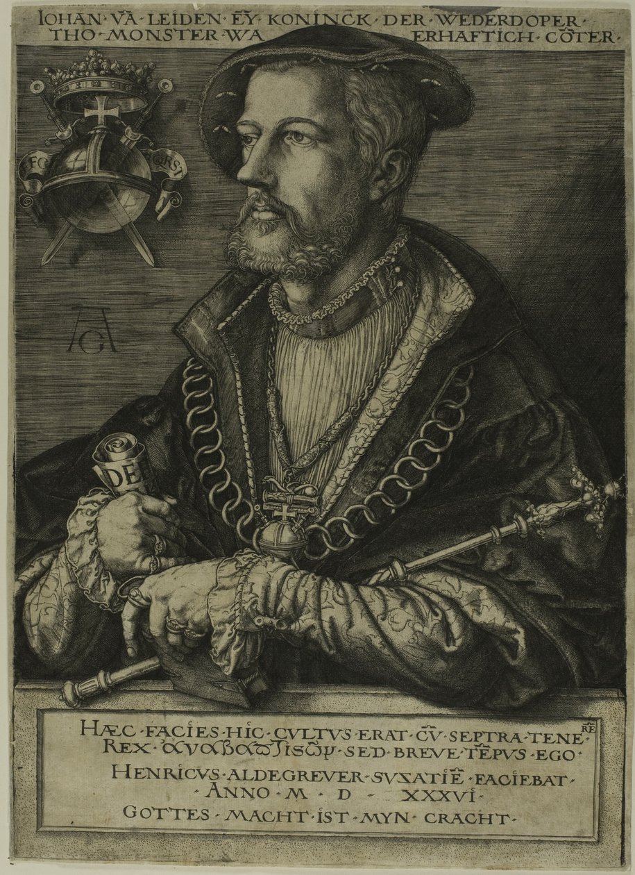 Jan van Leyden af Heinrich Aldegrever