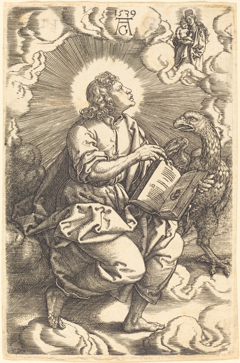 John, 1539. af Heinrich Aldegrever