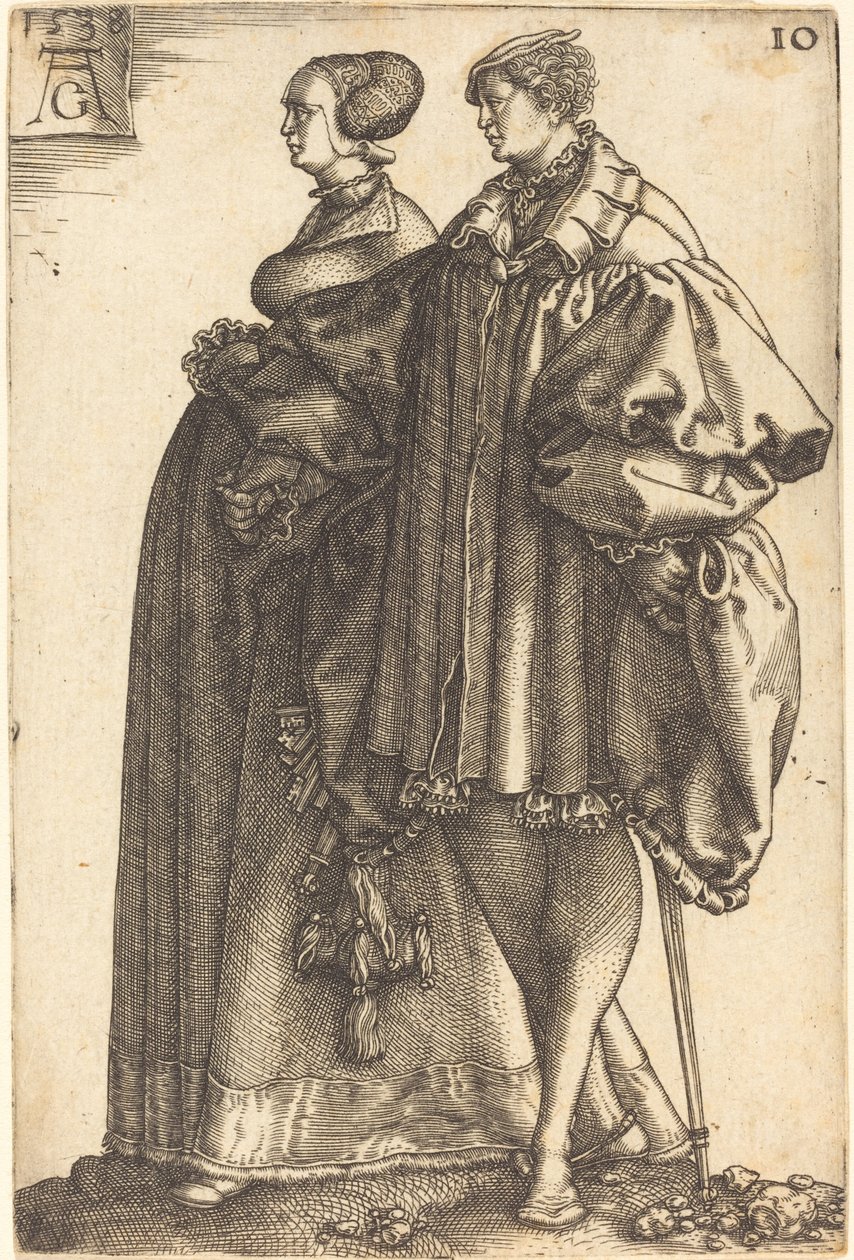 Store bryllupsdansere af Heinrich Aldegrever