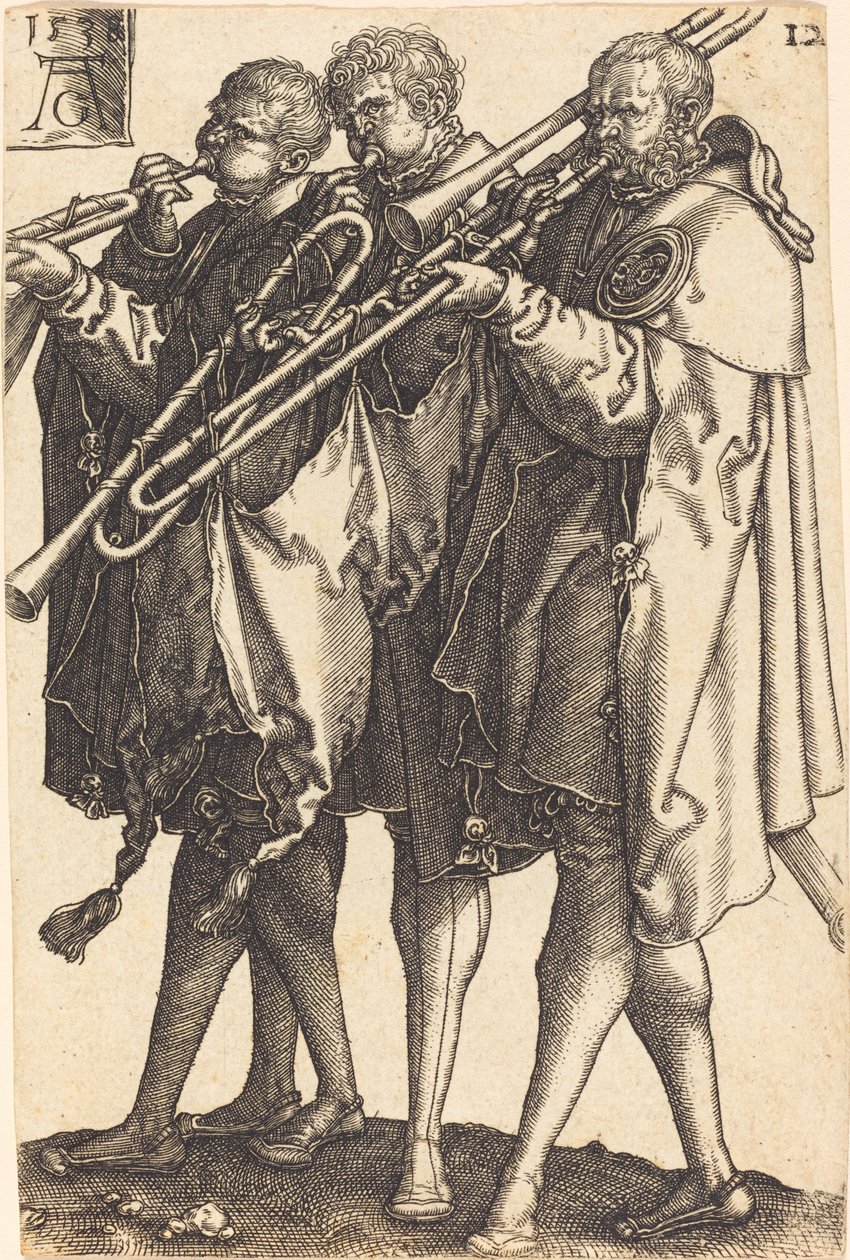Store bryllupsdansere af Heinrich Aldegrever