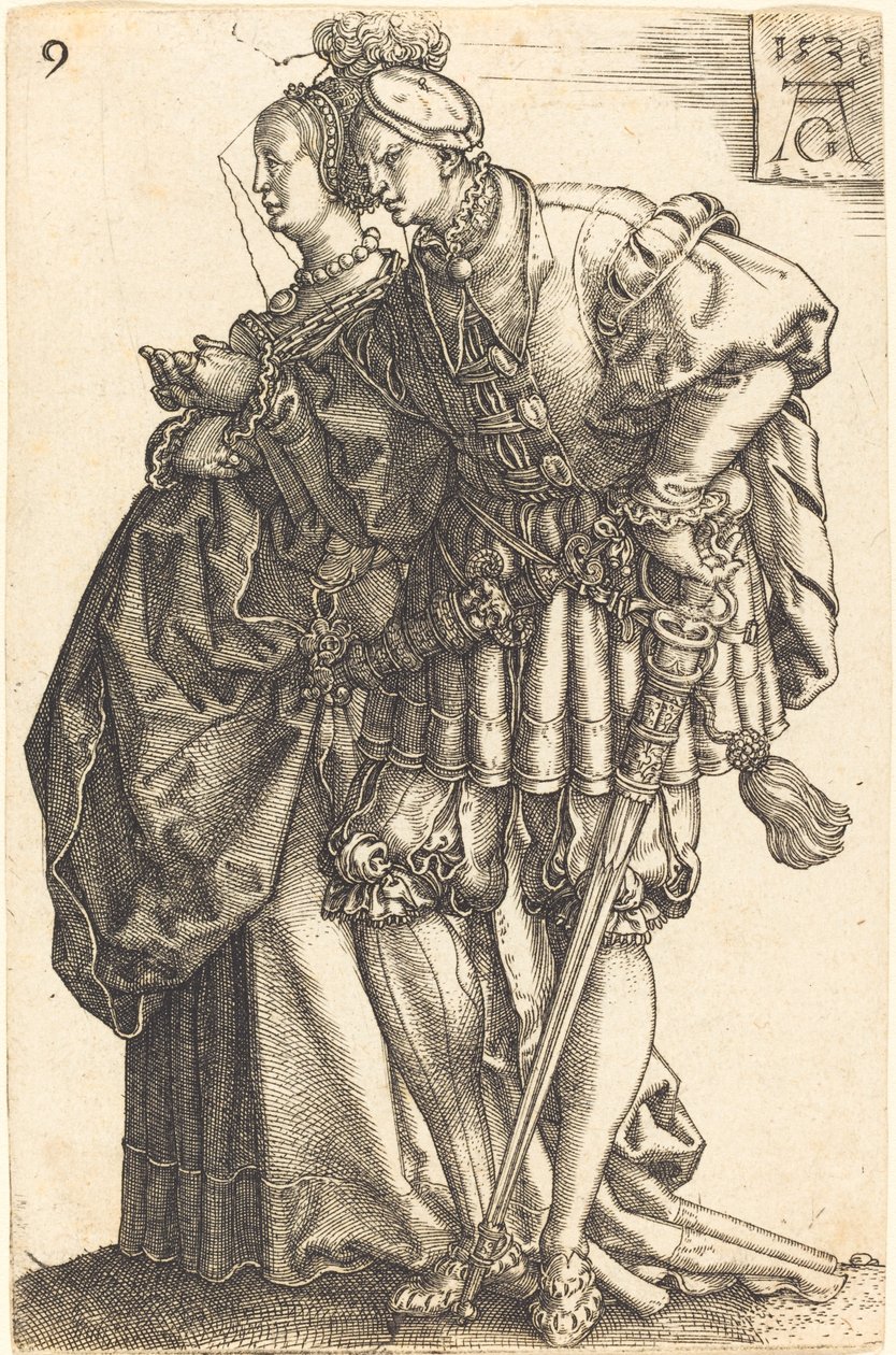 Store bryllupsdansere af Heinrich Aldegrever