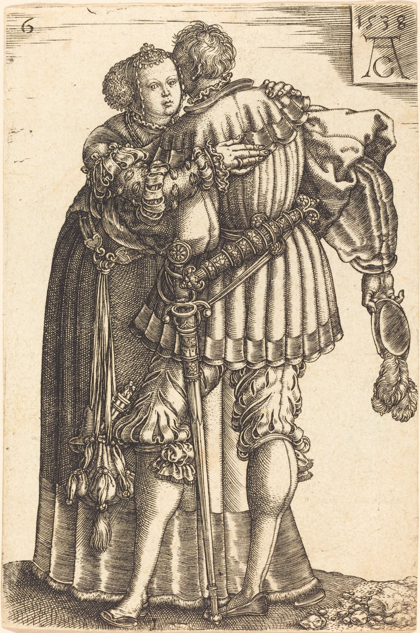 Store bryllupsdansere af Heinrich Aldegrever