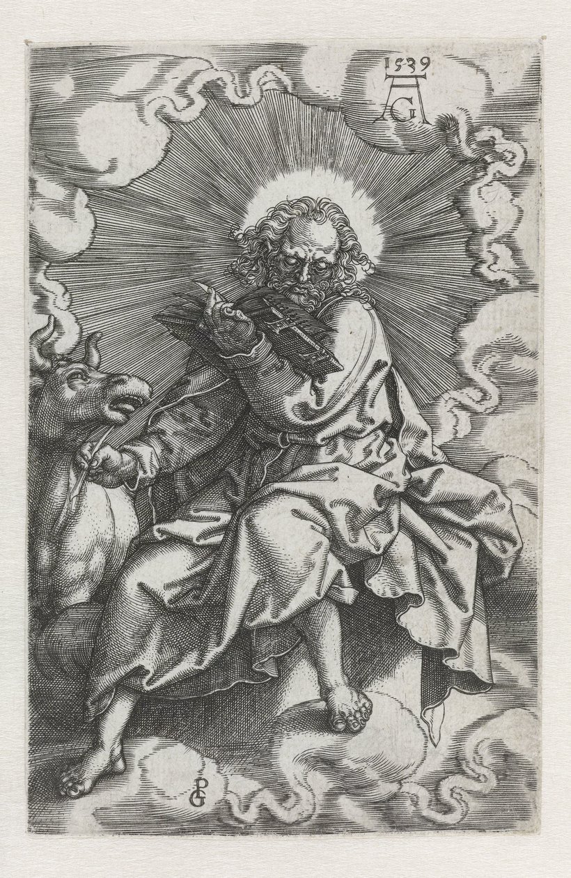 Luke Fire evangelister (serietitel) af Heinrich Aldegrever