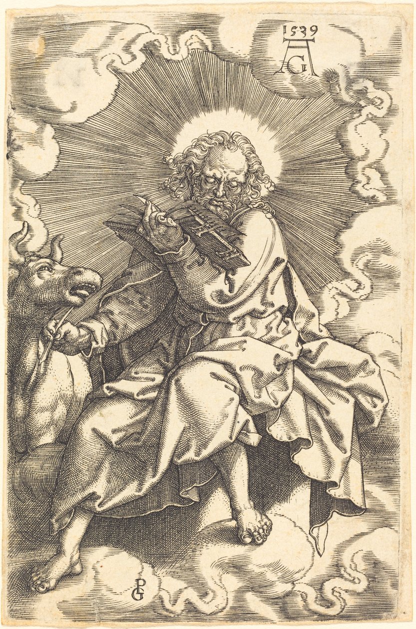 Luke, 1539. af Heinrich Aldegrever