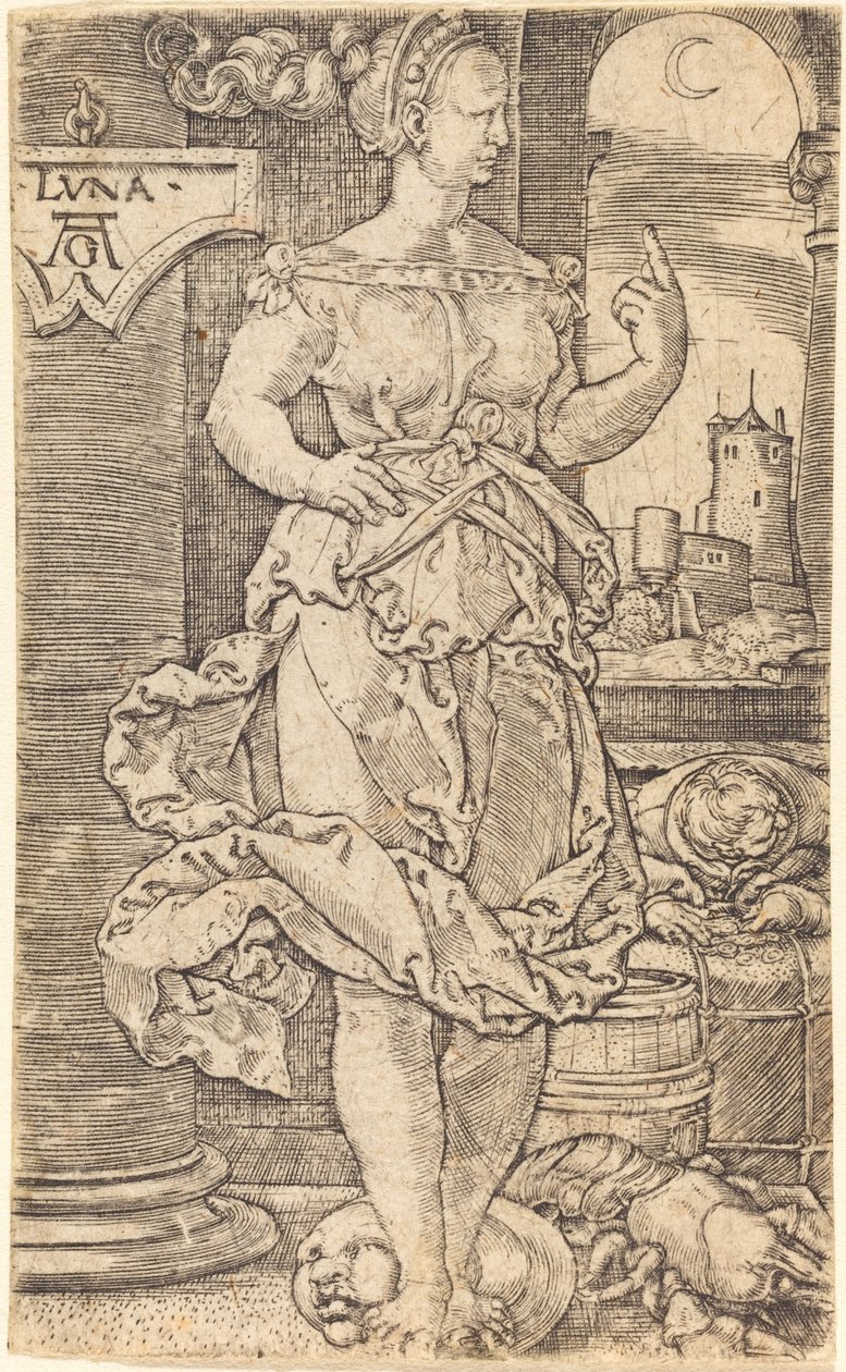 Luna af Heinrich Aldegrever