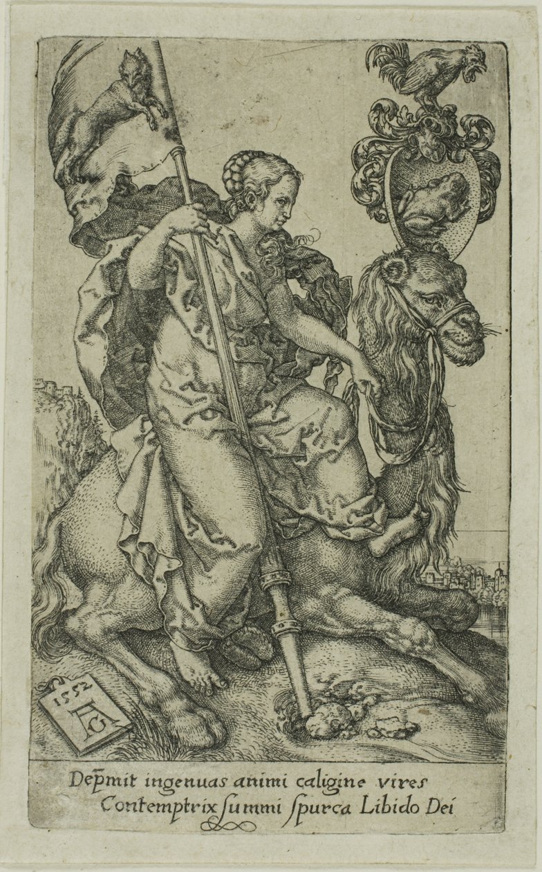 Lyst, fra Lasterne af Heinrich Aldegrever