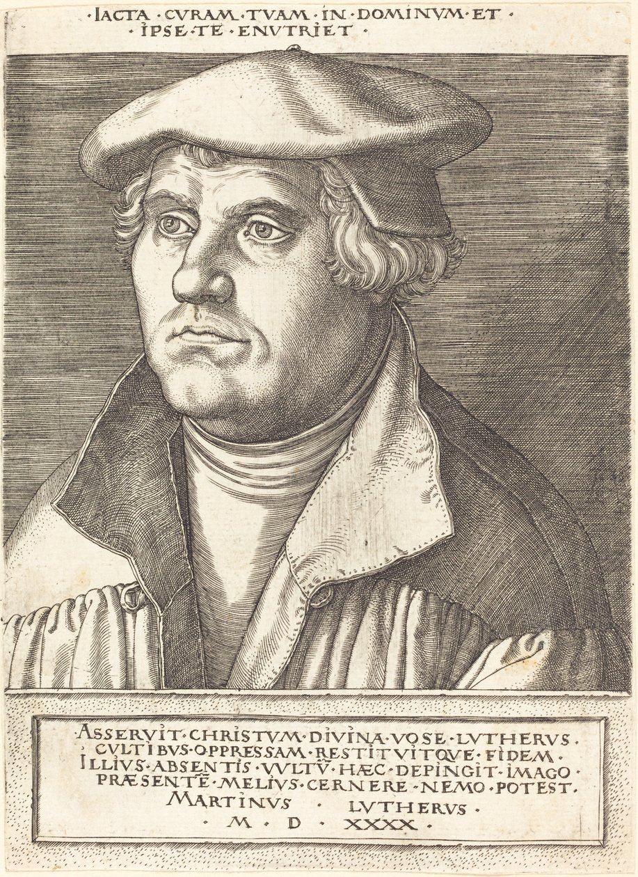 Martin Luther af Heinrich Aldegrever