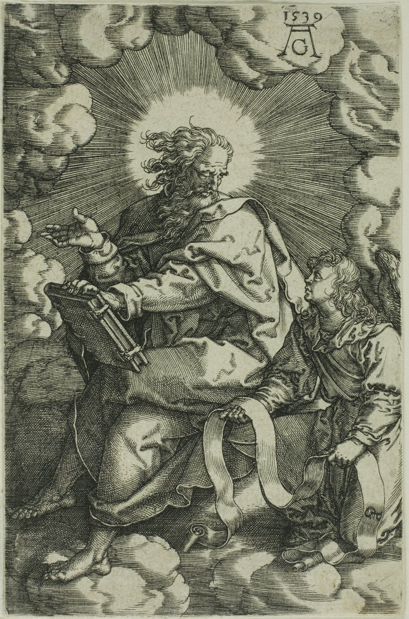 Matthew, fra De fire evangelister af Heinrich Aldegrever