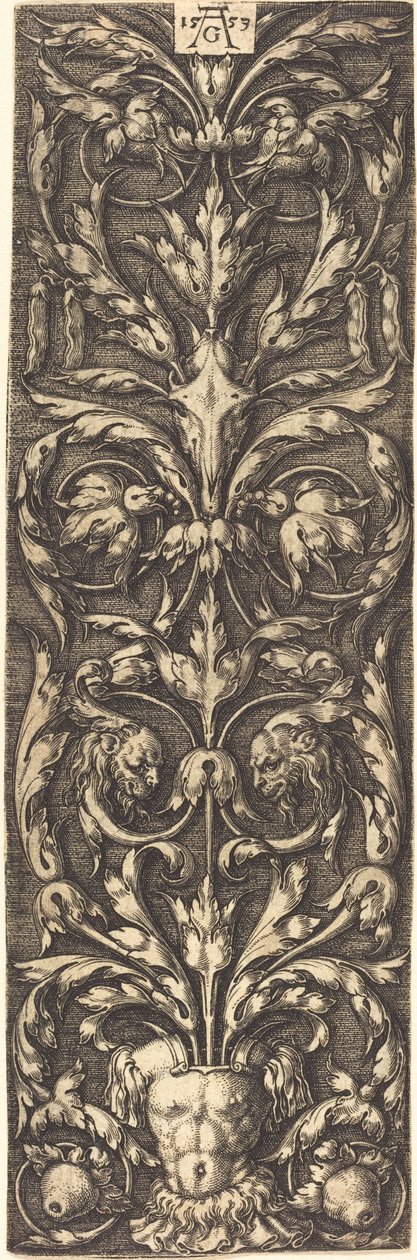 Ornament, 1553. af Heinrich Aldegrever