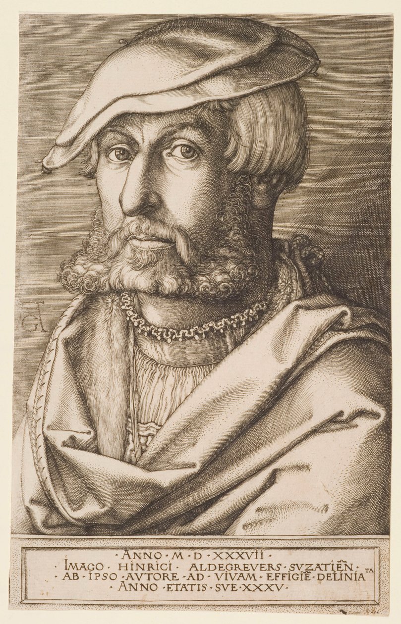 Selvportræt af Heinrich Aldegrever