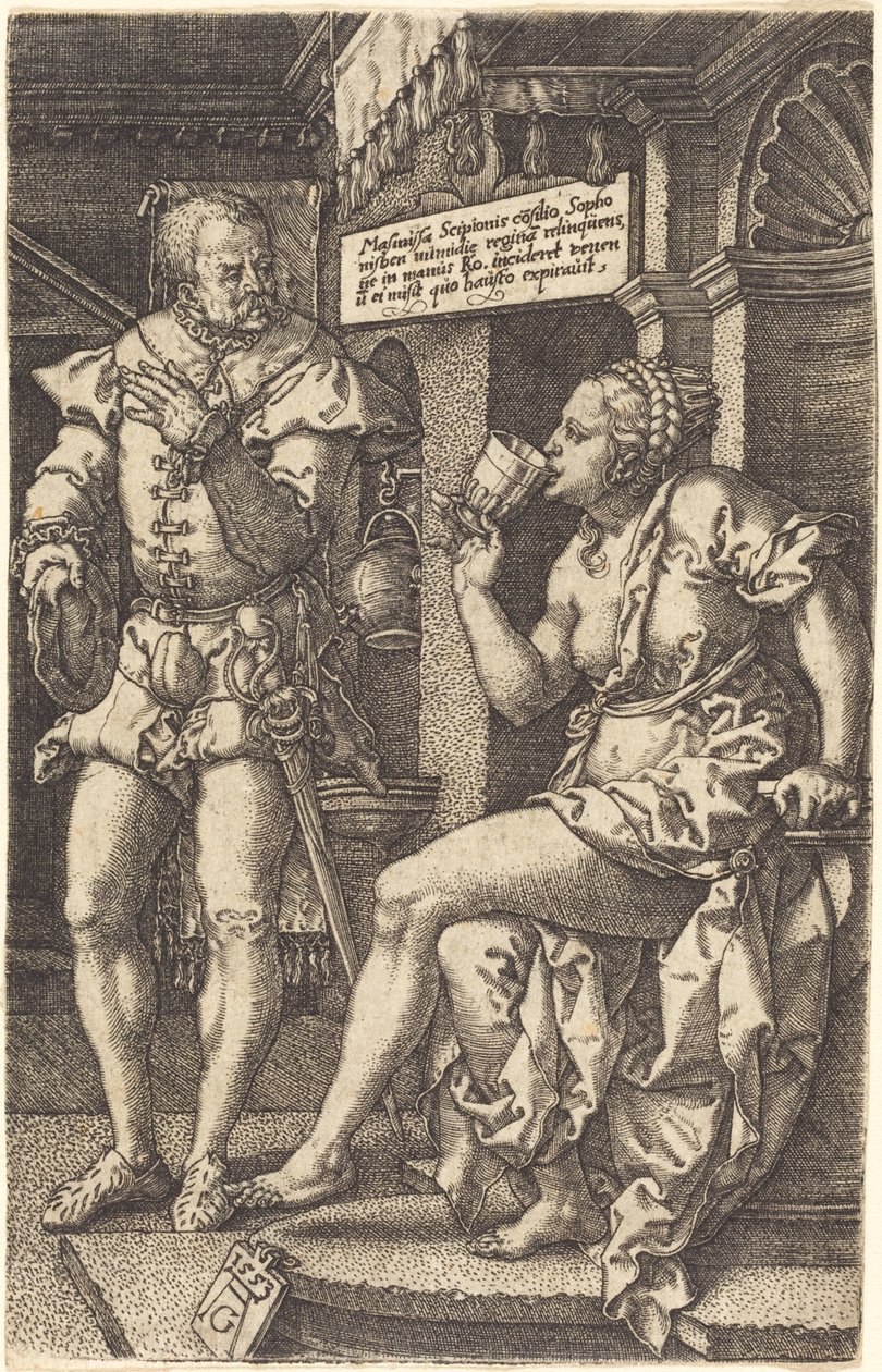 Sophonisba af Heinrich Aldegrever