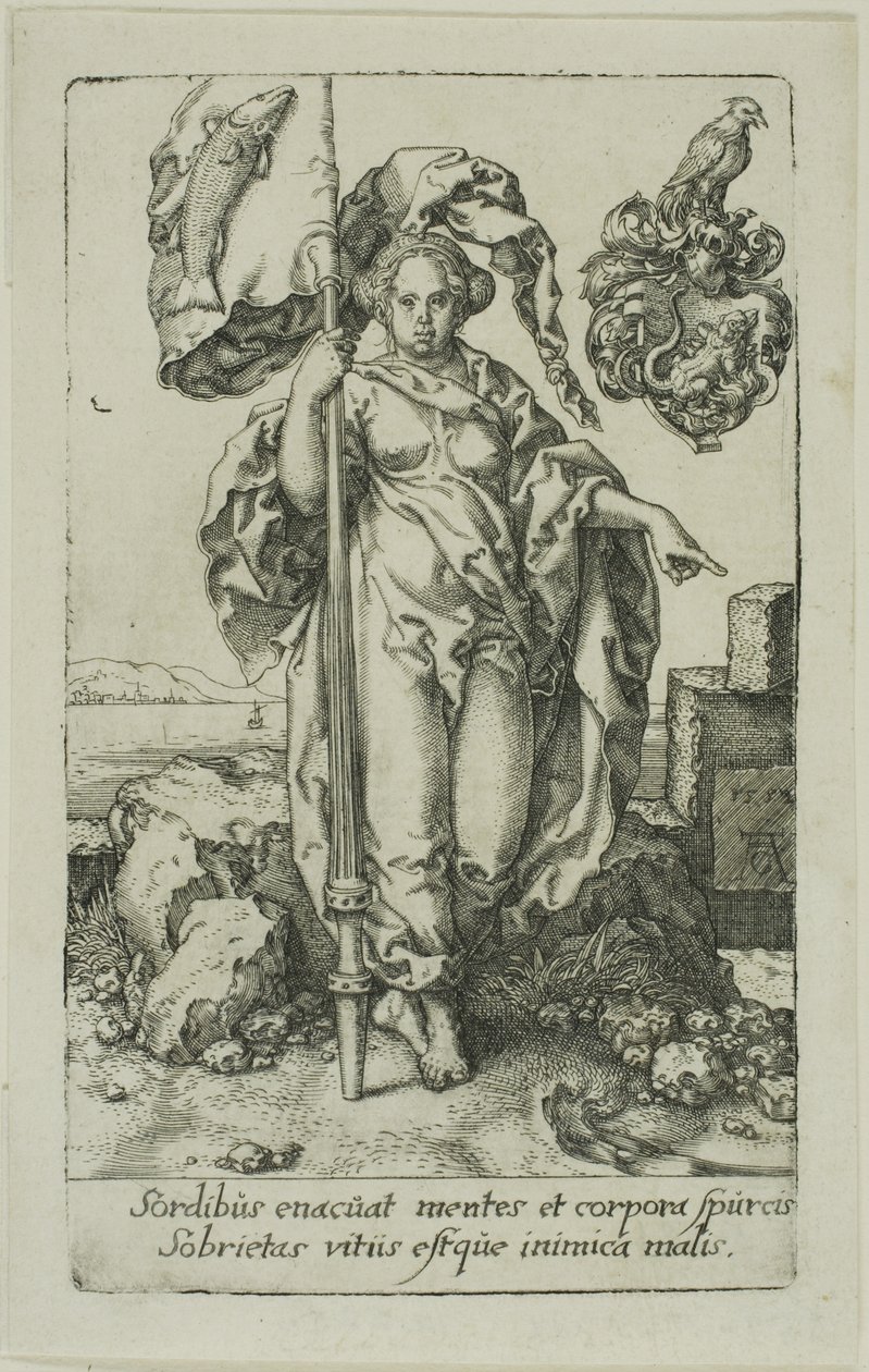 Afholdenhed, fra Dyderne af Heinrich Aldegrever