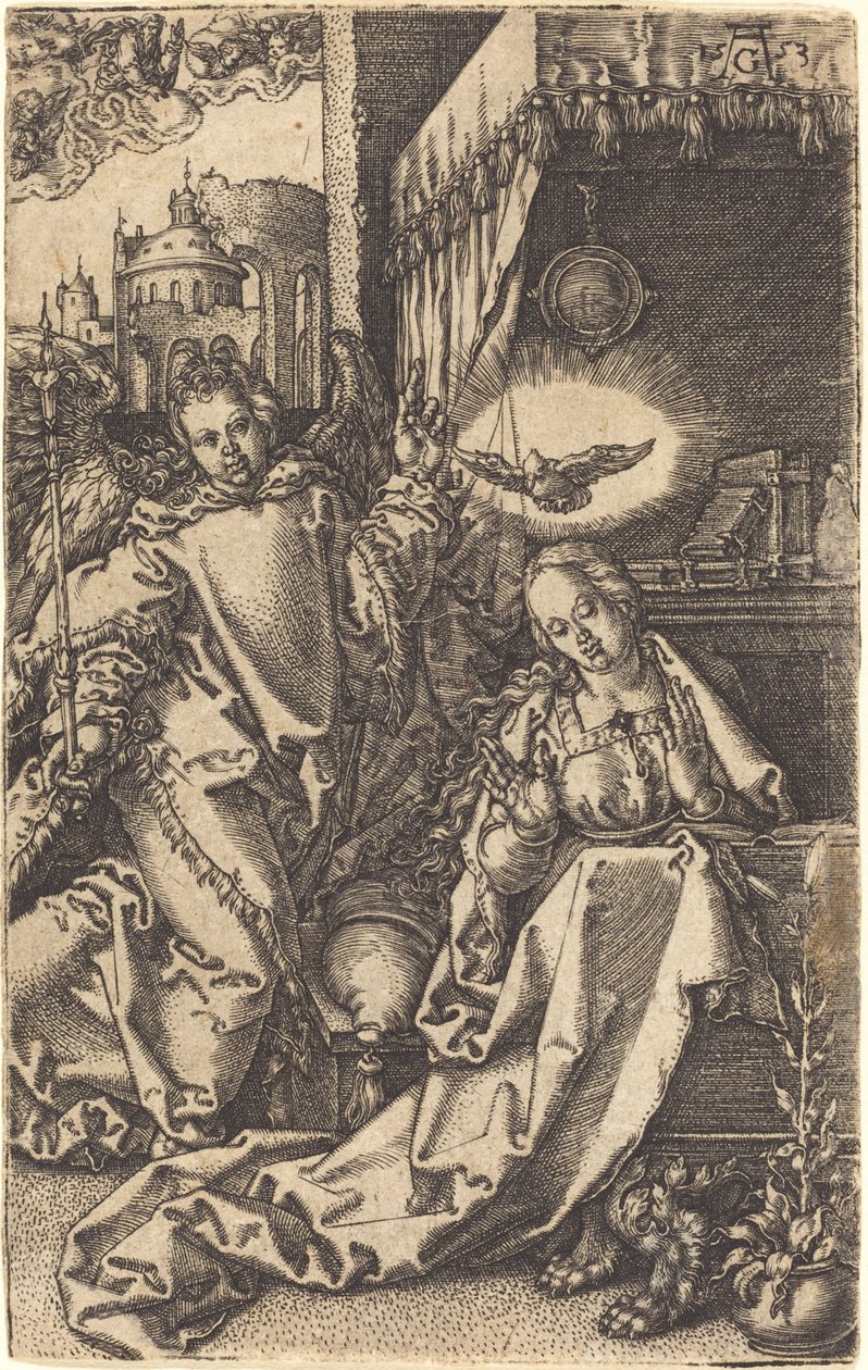Bebudelsen, 1553. af Heinrich Aldegrever