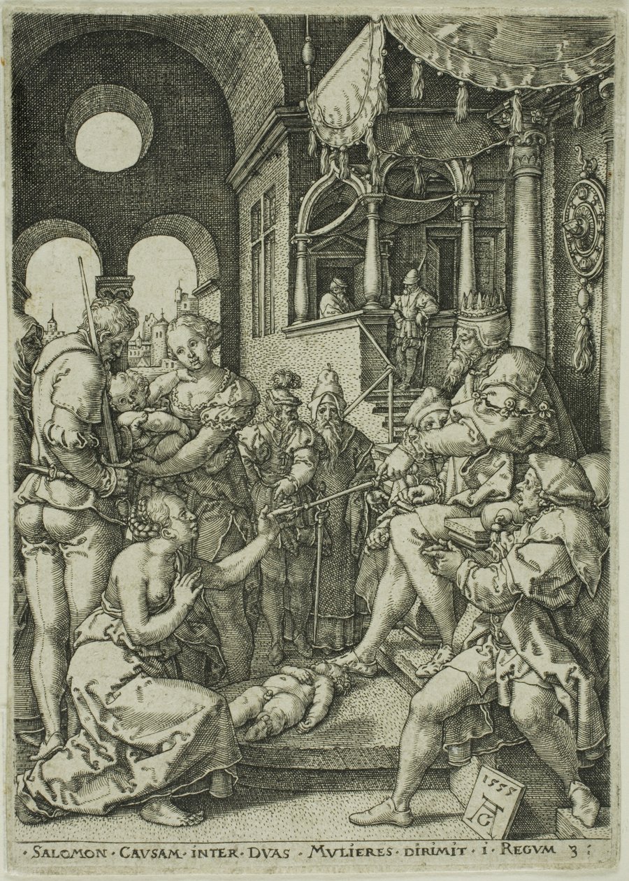 Salomons dom af Heinrich Aldegrever
