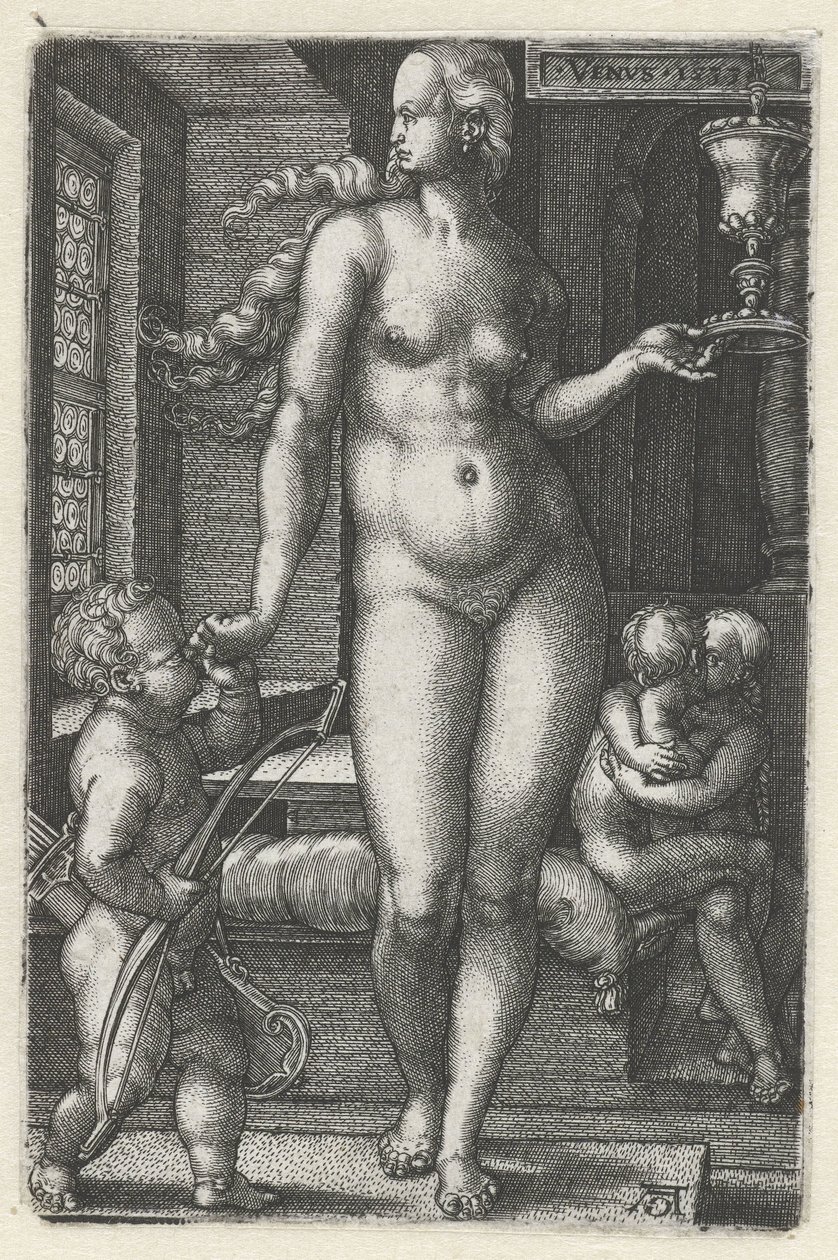 Venus (titel på objekt) De syv planeter (serietitel) af Heinrich Aldegrever