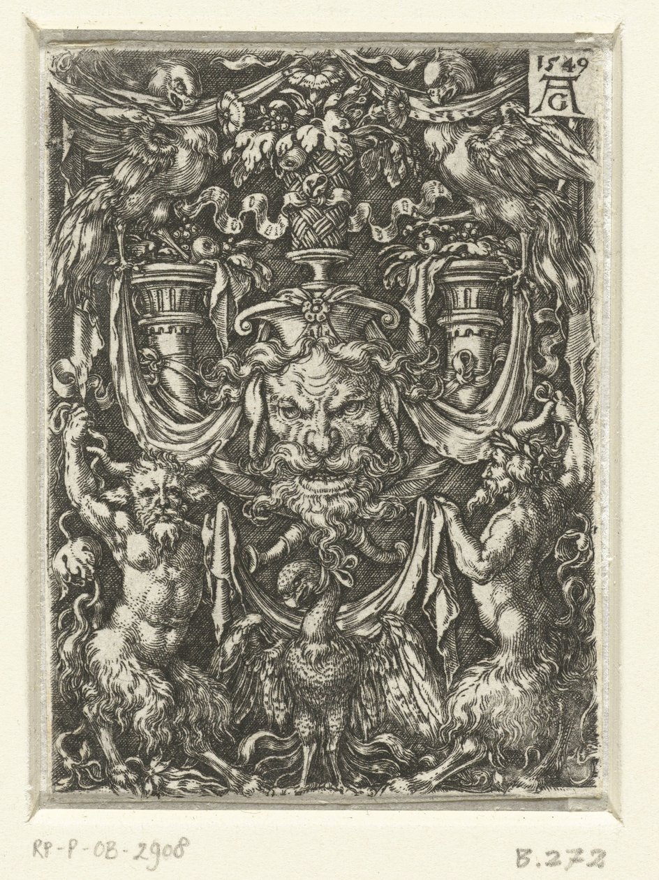 Overfladedekoration med grotesker af Heinrich Aldegrever