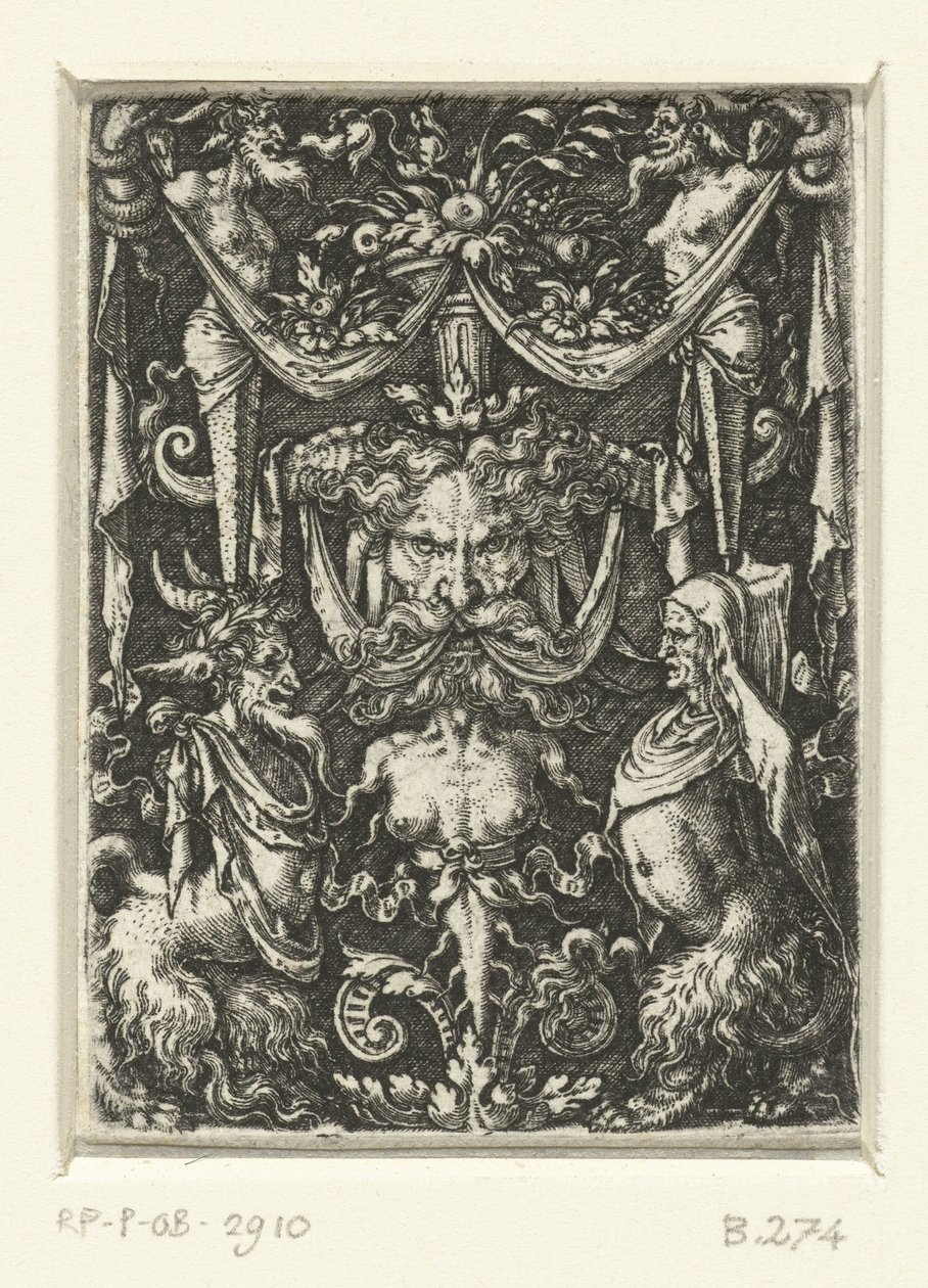 Overfladedekoration med grotesker af Heinrich Aldegrever