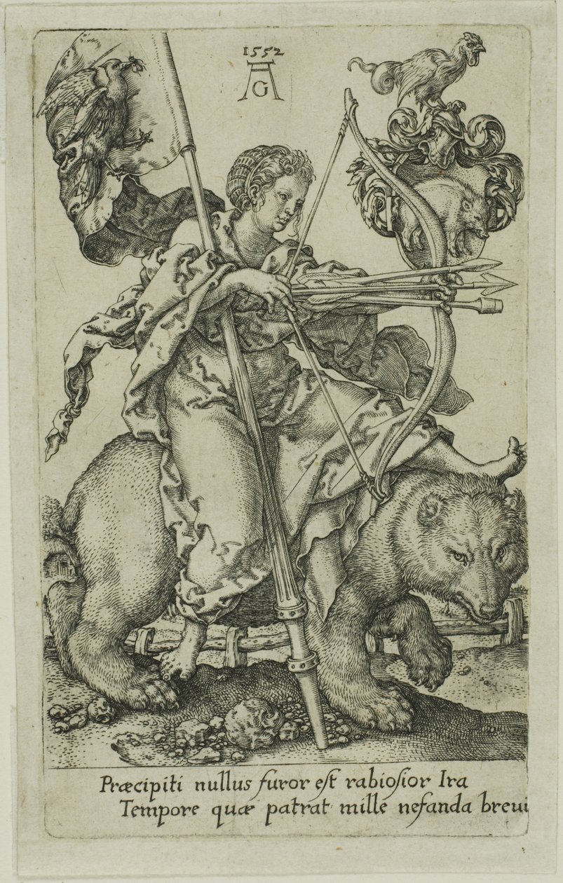 Vrede, fra lasterne af Heinrich Aldegrever