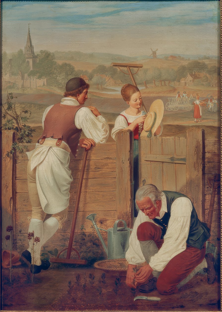 Ved havehegnet af Heinrich Anton Dahling