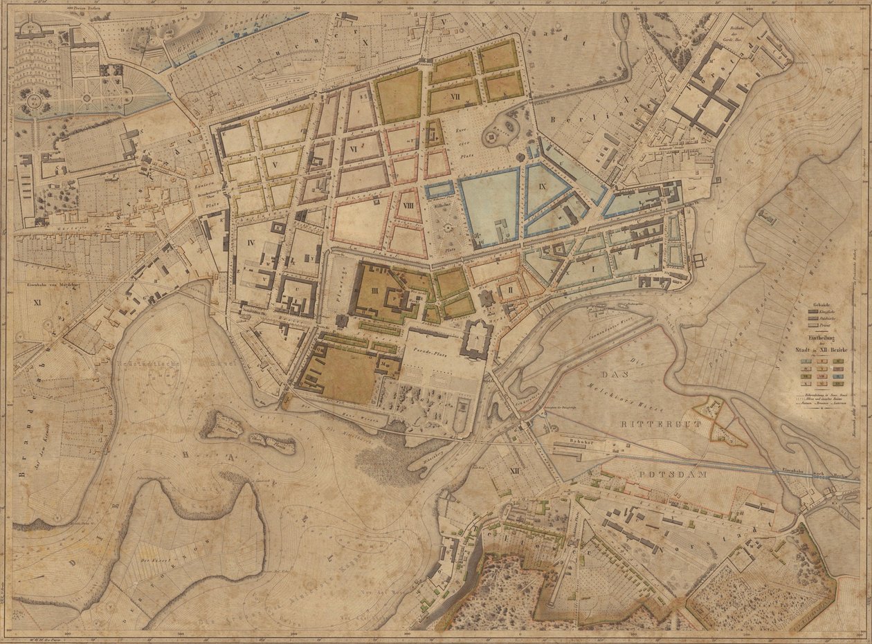 Berghaus Plan uden kant af Heinrich Berghaus
