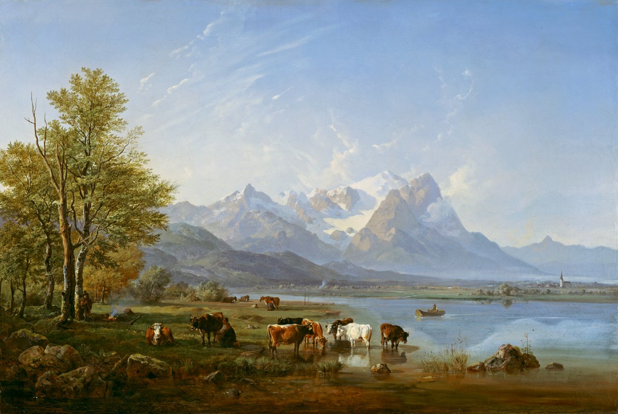 Garmisch-dalen af Heinrich Burkel